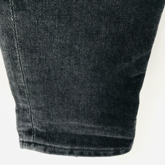 Agolde Nico High Rise Skinny Jeans Distressed Black Size 25 - Picture 8 of 11